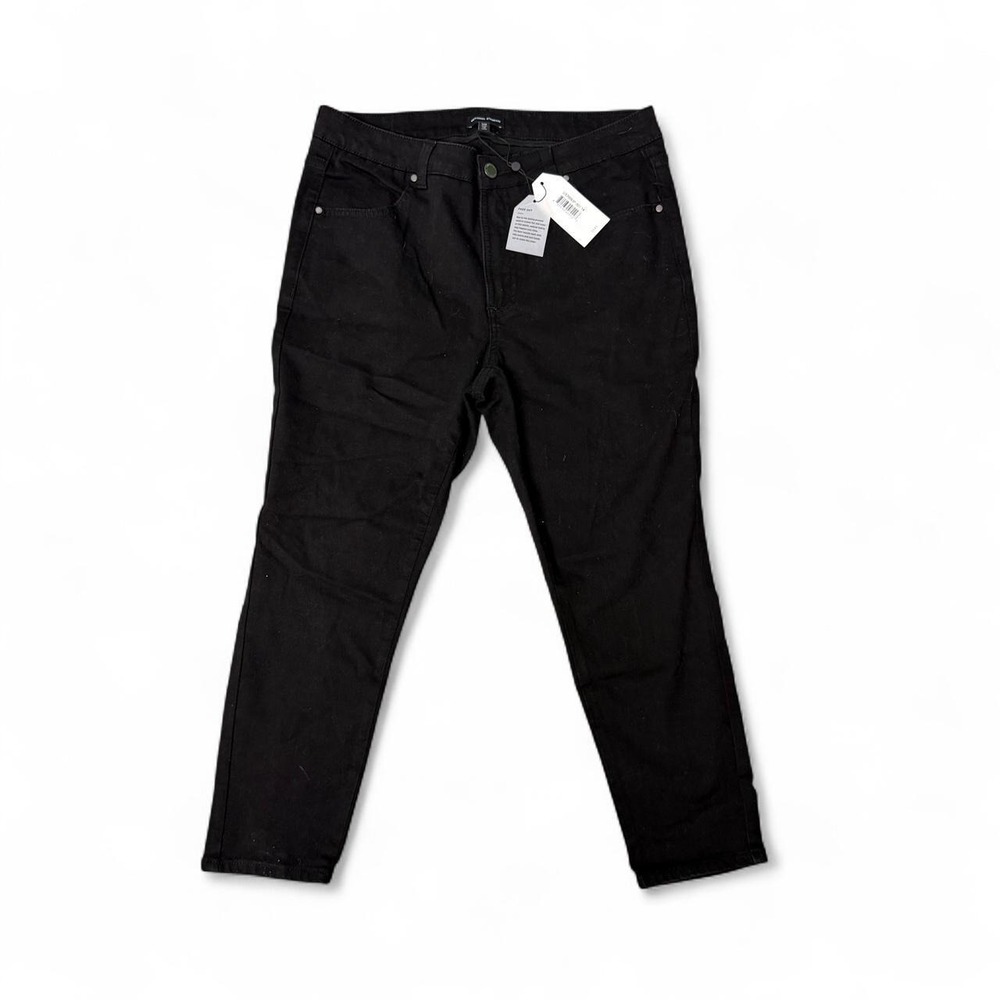 NWT Universal Standard‎ High Rise Straight Leg Stretch Jean Black 14P Womens